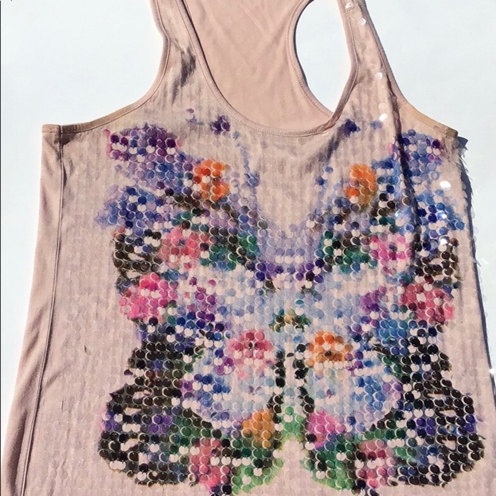 Almost Famous Racerback Tank w/ Sequins